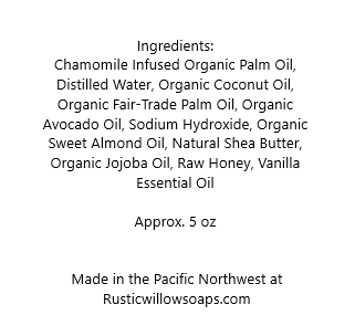 Honey Vanilla Chamomile Bar